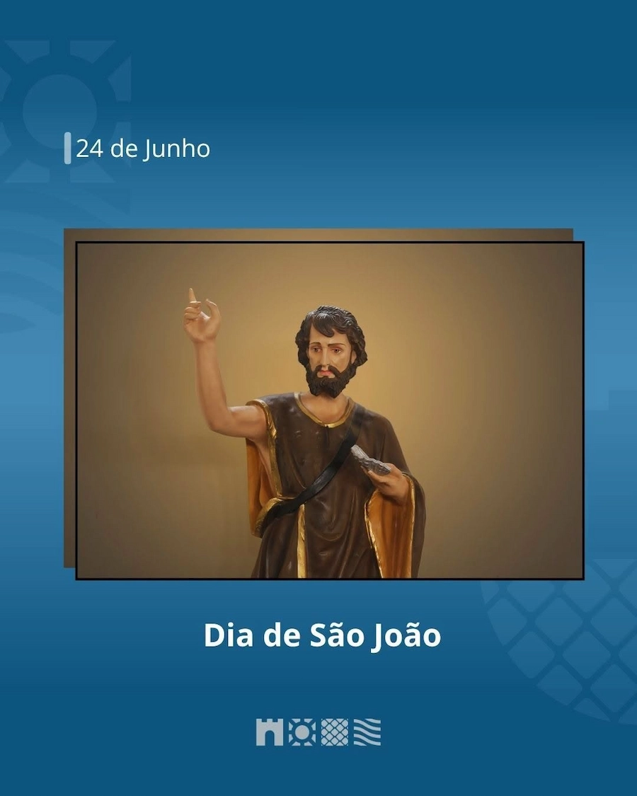 Publicação da Junta de Freguesia de Armação de Pêra a assinalar o Dia de São João